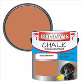 Denny's Chalk Paint For Cabinets Colour- Hazel Coffee Brown - Matte Scuffproof Easy-Clean