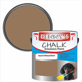 Denny's Chalk Paint For Furniture Colour- Hearth Driftwood Brown - Matte Scuffproof Refresh
