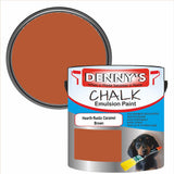 Denny's Chalk Paint For Cabinets Colour- Hearth Rustic Caramel Brown - Matte Scuffproof Easy-Clean