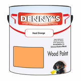 Denny's Wood Paint For Decking Colour- Heat Orange - Anti-Slip Weatherproof Durable
