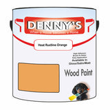 Denny's Wood Paint For Decking Colour- Heat Rustline Orange - Anti-Slip Weatherproof Durable