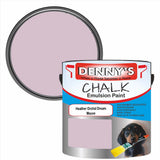 Denny's Chalk Paint For Cabinets Colour- Heather Orchid Dream Mauve - Matte Scuffproof Easy-Clean