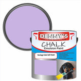 Denny's Chalk Paint For Walls Colour- Heritage Calm Soft Violet - Matte Wipe-Clean Coverage