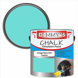 Denny's Chalk Paint For Ceilings Colour- Heritage Classic Calm Turquoise - Matte Stain-Hide Ceiling