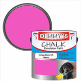 Denny's Chalk Paint For Furniture Colour- Heritage Classic Soft Magena - Matte Scuffproof Refresh