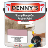 Denny's Waterpoof Paint For Stamp Out Damp Colour- Heritage Rose - Damp-Block Mould-Safe Breathable