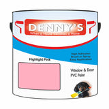 Denny's Plastic Paint For Pipes Colour- Highlight Pink - Chemical-Safe Impactproof Durable