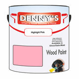 Denny's Wood Paint For Decking Colour- Highlight Pink - Anti-Slip Weatherproof Durable