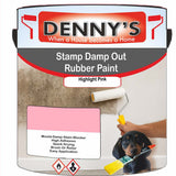 Denny's Waterpoof Paint For Stamp Out Damp Colour- Highlight Pink - Damp-Block Mould-Safe Breathable