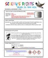 Instructions for use Honda Alabaster Silver Car Paint