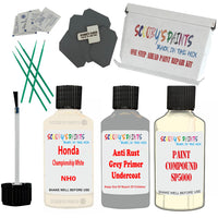 Honda Championship White Car Detailing Paint and polish finishing kit