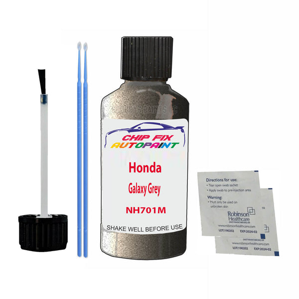 Honda Galaxy Grey Touch Up Paint Code NH701M Scratch Repair Kit