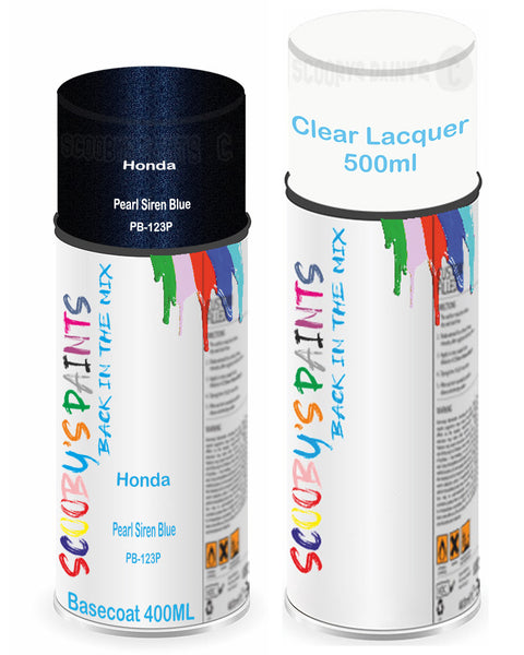 Honda B536P-4 Royal Blue Pearl Spray Paint Kit + Clear Coat – Compatible With OEM Code