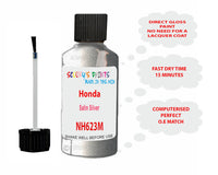 Honda Satin Silver Paint Code NH623M