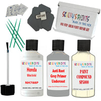 Honda White Orchid Car Detailing Paint and polish finishing kit