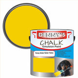 Denny's Chalk Paint For Furniture Colour- Honey Amber Butter Yellow - Matte Scuffproof Refresh