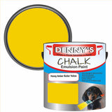 Denny's Chalk Paint For Cabinets Colour- Honey Amber Butter Yellow - Matte Scuffproof Easy-Clean