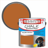 Denny's Chalk Paint For Walls Colour- Honey Mink Truffle Brown - Matte Wipe-Clean Coverage