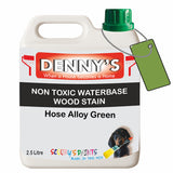 Denny's Stain Paint For Fences Colour- Hose Alloy Green - Weatherproof Uv-Safe Protect