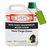 Denny's Stain Paint For Fences Colour- Hose Cargo Green - Weatherproof Uv-Safe Protect