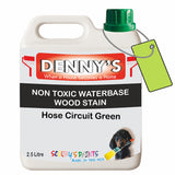 Denny's Stain Paint For Fences Colour- Hose Circuit Green - Weatherproof Uv-Safe Protect