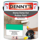 Denny's Waterpoof Paint For Stamp Out Damp Colour- Hose Field Green - Damp-Block Mould-Safe Breathable