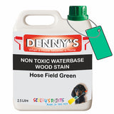 Denny's Stain Paint For Fences Colour- Hose Field Green - Weatherproof Uv-Safe Protect