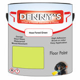 Denny's Floor Paint For Commercial Areas Colour- Hose Forest Green - High-Traffic Anti-Slip Hardwearing