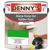 Denny's Waterpoof Paint For Stamp Out Damp Colour- Hose Green - Damp-Block Mould-Safe Breathable