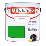 Denny's Tile Paint For Bathroom Tile Colour- Hose Green - Moistureproof Easy-Clean Makeover