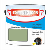 Denny's Plastic Paint For Doors Colour- Hose Spruce Green - Scuffproof Wipeable Durable