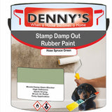 Denny's Waterpoof Paint For Stamp Out Damp Colour- Hose Spruce Green - Damp-Block Mould-Safe Breathable