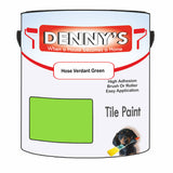 Denny's Tile Paint For Bathroom Tile Colour- Hose Verdant Green - Moistureproof Easy-Clean Makeover