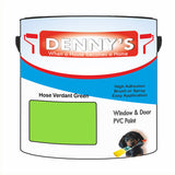 Denny's Plastic Paint For Windows Colour- Hose Verdant Green - Weatherproof Fade-Safe Upvc
