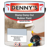 Denny's Waterpoof Paint For Stamp Out Damp Colour- Hydraulic Aero Blue - Damp-Block Mould-Safe Breathable