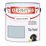Denny's Tile Paint For Kitchen Tile Colour- Hydraulic Aero Blue - Wipe-Clean Grease-Resistant Refresh