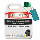 Denny's Stain Paint For Fences Colour- Hydraulic Chilled Blue - Weatherproof Uv-Safe Protect