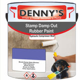 Denny's Waterpoof Paint For Stamp Out Damp Colour- Hydraulic Compressor Blue - Damp-Block Mould-Safe Breathable