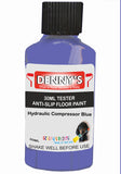 Denny's Floor Paint For Grip Coating Colour- Hydraulic Compressor Blue - Anti-Slip Hardwearing Safe