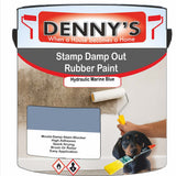 Denny's Waterpoof Paint For Stamp Out Damp Colour- Hydraulic Marine Blue - Damp-Block Mould-Safe Breathable