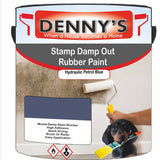 Denny's Waterpoof Paint For Stamp Out Damp Colour- Hydraulic Petrol Blue - Damp-Block Mould-Safe Breathable