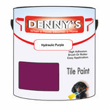 Denny's Tile Paint For Bathroom Tile Colour- Hydraulic Purple - Moistureproof Easy-Clean Makeover