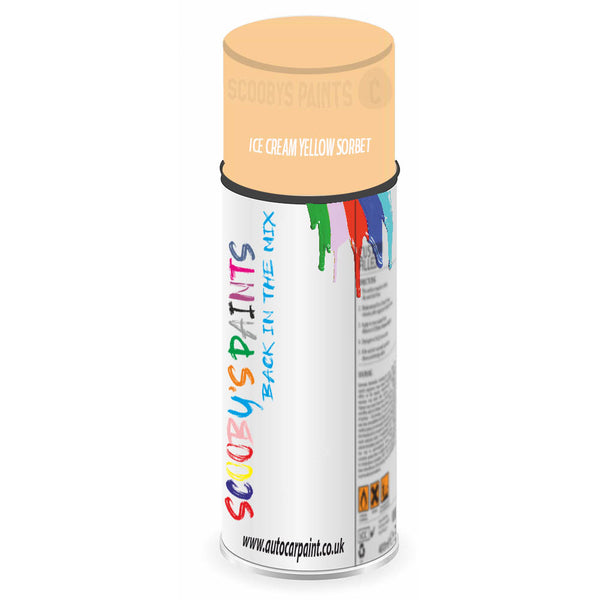 Mixed Paint For Mg Maestro Ice Cream Yellow Sorbet Aerosol Spray A2