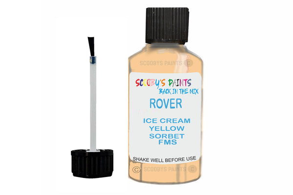 Mixed Paint For Rover 800/Sd1, Ice Cream Yellow Sorbet, Touch Up, Fms
