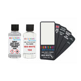 Audi 104 IBIS WHITE Touch Up Paint + Primer