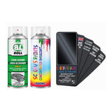 Audi LZ9Y PHANTOM BLACK Basecoat Aerosol + Lacquer