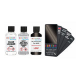 Audi LZ9Z PANTHER BLACK KRISTALL Touch Up Paint + Primer + Lacquer