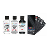 Audi LY9T MYTHOS BLACK Touch Up Paint + Primer + Lacquer