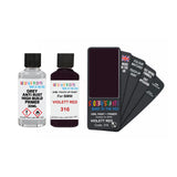 BMW 316 VIOLETT RED Touch Up Paint + Primer