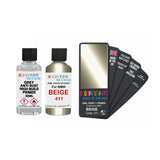BMW 411 BEIGE Touch Up Paint + Primer